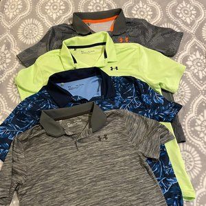 4 UA Boys XL Polo- in EUC condition, only worn a few times!